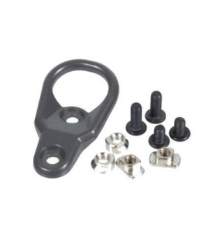 ACM Attache Sangle Noir Métal pour Rail M-Lok & Keymod