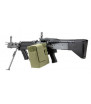 A&K M60 MK43 H.M.G Mod 0 Navy Seal Métal AEG 3500BBs 0.9J