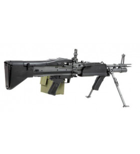 A&K M60 MK43 H.M.G Mod 0 Navy Seal Métal AEG 3500BBs 0.9J