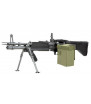 A&K M60 MK43 H.M.G Mod 0 Navy Seal Métal AEG 3500BBs 0.9J