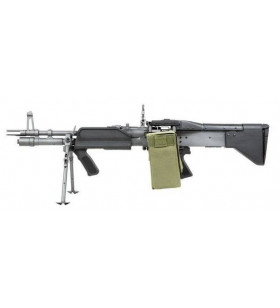 A&K M60 MK43 H.M.G Mod 0 Navy Seal Métal AEG 3500BBs 0.9J