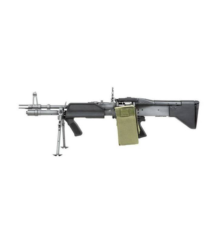 A&K M60 MK43 H.M.G Mod 0 Navy Seal Métal AEG 3500BBs 0.9J