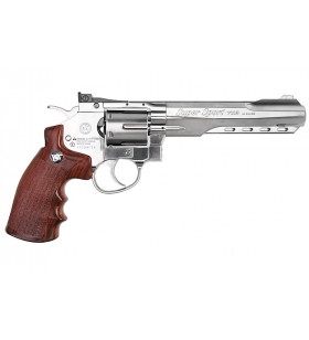 WinGun Revolver 6" Sport 702S Co2 0.9J Chromé Métal