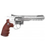 WinGun Revolver 6" Sport 702S Co2 0.9J Chromé Métal