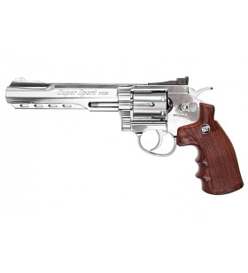 WinGun Revolver 6" Sport 702S Co2 0.9J Chromé Métal