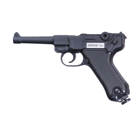 ACM P08 Luger FS09 NBB Black Co2 Métal 20BBs +2J