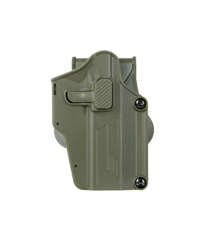 Amomax Holster Rigide Universel OD Rotatif 360° Per-Fit
