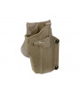 Amomax Holster Rigide Universel Dark Earth Rotatif 360° Per-Fit