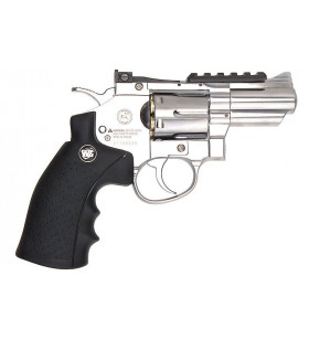 WinGun Revolver Sport 708 Co2 Silver 2.5" Métal 0.8J