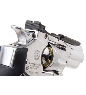 WinGun Revolver Sport 708 Co2 Silver 2.5" Métal 0.8J