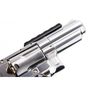 WinGun Revolver Sport 708 Co2 Silver 2.5" Métal 0.8J