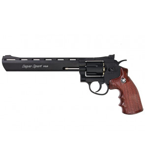 WinGun Revolver 8" Sport 703B Co2 0.9J Noir Métal