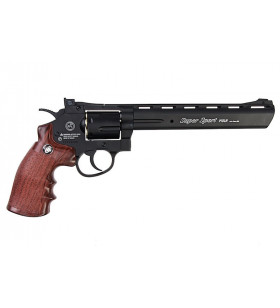 WinGun Revolver 8" Sport 703B Co2 0.9J Noir Métal