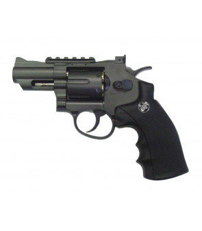 WinGun Revolver Sport 708 Co2 Noir 2.5" Métal 0.8J