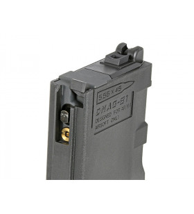 Double Eagle Chargeur M4 MWS Noveske Gaz 35BBs Noir GBBR