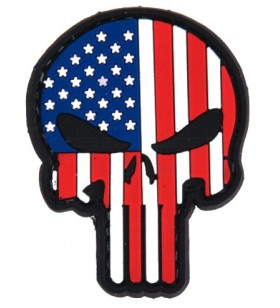 Patch Skull / Punisher USA PVC