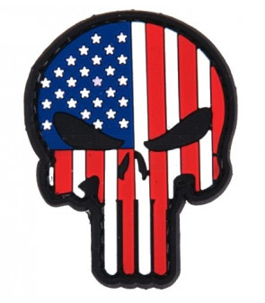 Patch Skull / Punisher USA PVC