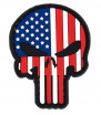 Patch Skull / Punisher USA PVC
