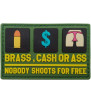 Patch PVC Brass Cash & Ass OD