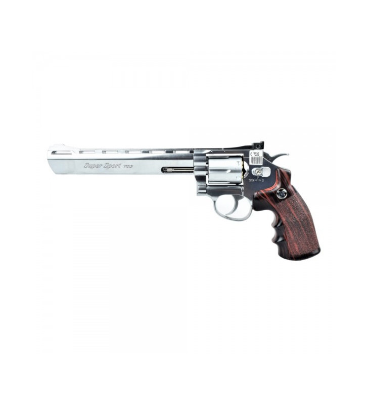 WinGun Revolver 8" Sport 703S Co2 0.9J Silver Métal