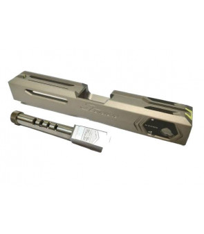 SRU Culasse Alu CNC WE G18 GBB Gray/Silver