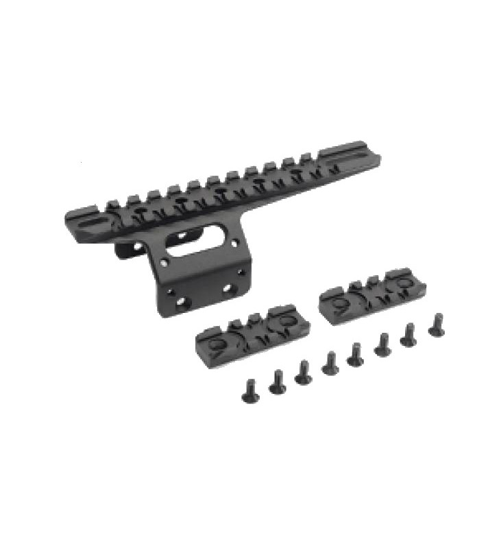 Action army T10 Front Rail Métal Black