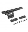 Action army T10 Front Rail Métal Black