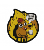 ACM Patch PVC This is Fine Jaune/Orange 80x80mm