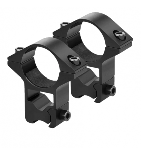 ACM 2 Anneaux Weaver de Montage Haut 25mm Noir