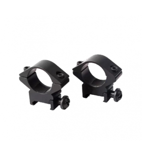 ACM 2 Anneaux Weaver de Montage Bas 25mm Noir