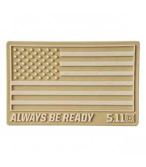 5.11 Patch USA Flag Sable