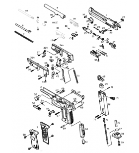 KJW Trigger M9 Part-36N (Reconditionné)