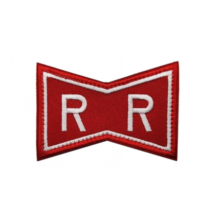 ACM Patch Brodé Red Ribbon Army DBZ Rouge/Blanc 80x55mm
