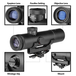 ACM Lunette 4X20 Montage M4/M16 Carry Handle Uniquement