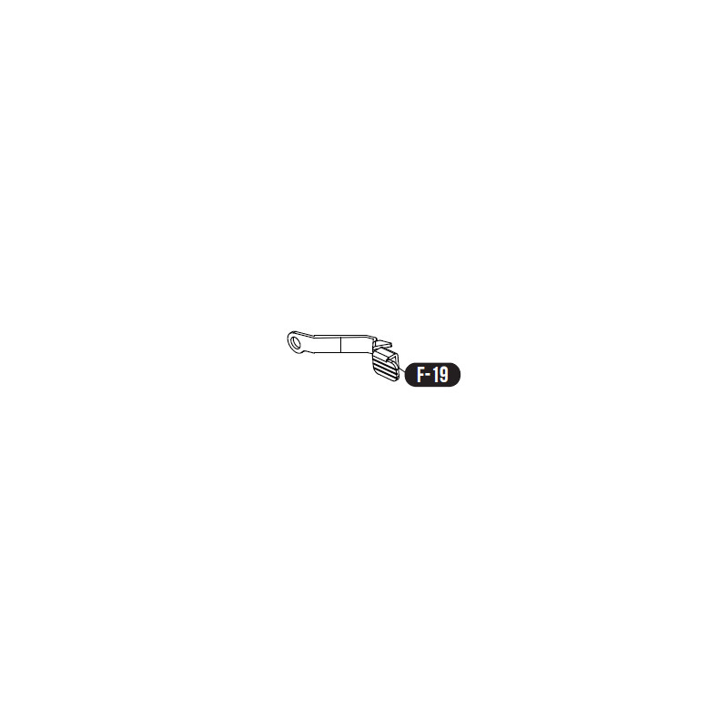 VFC Slide Stop Glock 17 GBB Part: F-19 (340510)