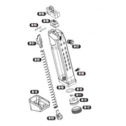 VFC Corps Chargeur Glock 17 Co2 Part: M-09
