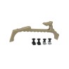 JJ airsoft VP23 Tactical Angled Grip for Keymod & M-Lok Tan