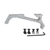 JJ airsoft VP23 Tactical Angled Grip for Keymod & M-Lok Silver