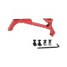 JJ airsoft VP23 Tactical Angled Grip for Keymod & M-Lok Rouge