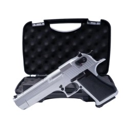 HFC Desert Eagle.50AE Silver ABS Gaz 26BBs 1J + Mallette