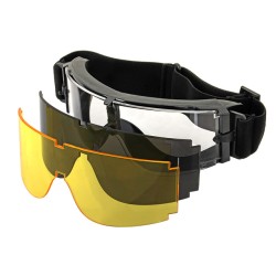 ACM Pack Tactical Masque de Protection Noir Type X800