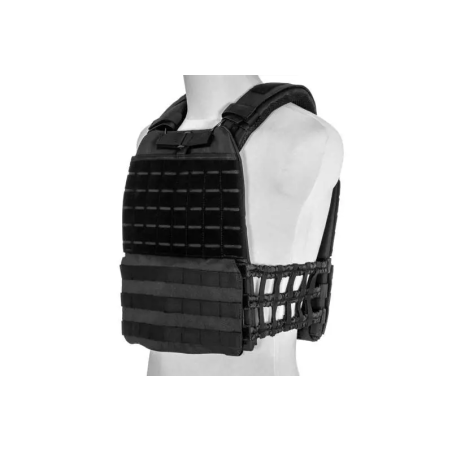 GFC Gilet Tactique Molle Laser-Cut Noir Type: Plate Carrier