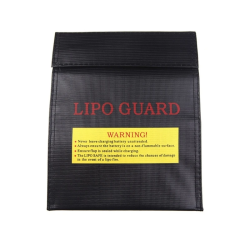 BlueMaxx Sac Protection Lipo / Lipo Safety Bag 18x23cm Black
