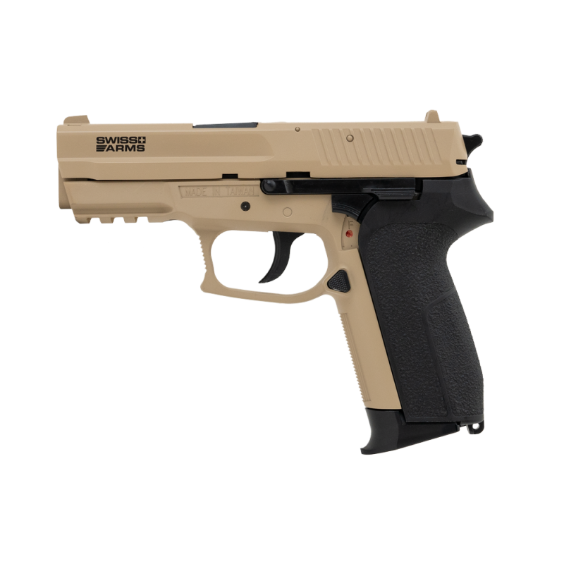 KWC SP2022 Tan MLE Co2 Culasse Métal Fixe 15BBs 0.9J