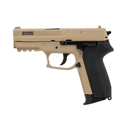 KWC SP2022 Tan MLE Co2 Culasse Métal Fixe 15BBs 0.9J