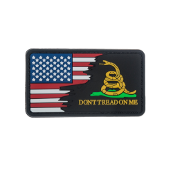Delta Armory Patch Dont Tred On Me/ USA PVC 90x50mm