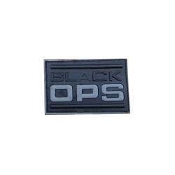 ACM Patch PVC Black OPS Gris/Noir 70x45mm
