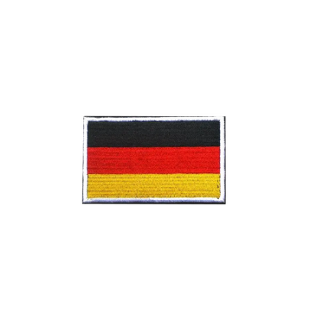 ACM Patch Brodé Drapeau Allemagne Noir/Rouge/Jaune 80x50mm