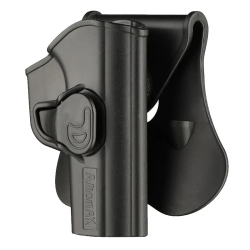 Amomax Holster Rigide Makarov Droitier Noir Rotatif 360°