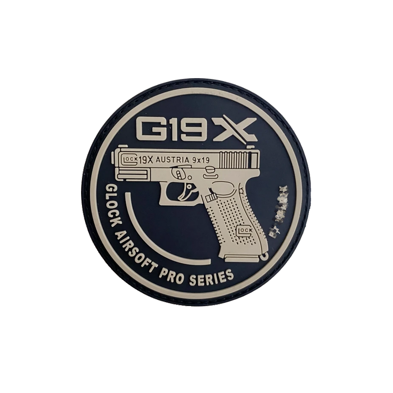 ACM Patch PVC G19X Bk/Tan 80mm